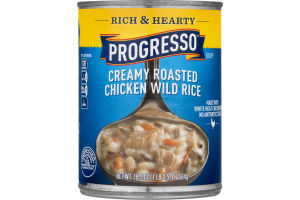 Progresso Rich & Hearty Creamy Roasted Chicken Wild Rice Soup