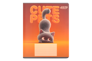 Зошит Kids Line Cats&Dogs лінія 12аркушів ZiBi