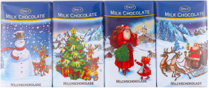 Шоколад Christmas молочний 4*15г Only