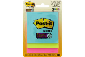 Post-it Notes Super Sticky - 3 PK