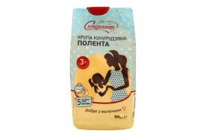 Крупа кукурудзяна Полента 600г п/е Сквирянка