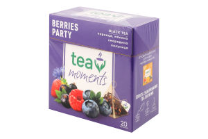 Чай чорний байховий Berries Party Tea Moments к/у 20х1.8г
