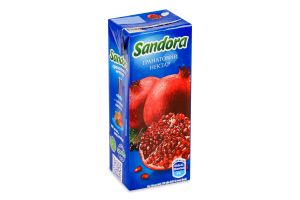 Нектар осветленный пастеризованный гранатовый Sandora т/п 200мл