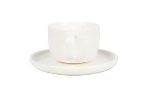 Чашка з блюдцем порцелянова 220мл №KYYW686 Greenwich Products Co. Limited 1шт