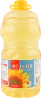Олія соняшникова рафінована дезодорована виморожена марки П Хіт продукт п/пл 5л