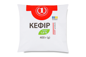 Кефир 1% ТМ "1" м/у 400г
