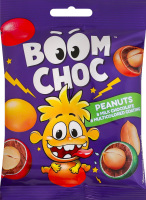 Драже Арахис в молочном шоколаде и разноцветной глазури Boom Choc м/у 80г