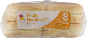 Ahold Potato Hamburger Rolls - 8 CT