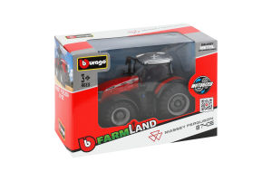 Іграшка для дітей від 3років №18-31613 Massey Ferguson 8740S FarmLand Bburago 1шт