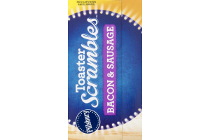 Pillsbury Toaster Scrambles Toaster Pastries Bacon & Sausage - 8 CT