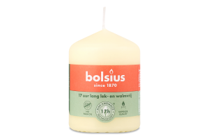 Свічка стовпчик мікс 80х50мм №5555 Bolsius 1шт