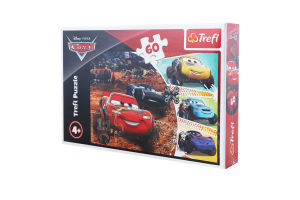 Іграшка пазл Трефль 60 Блискавка Маквін з друзями/ Тачки 3 17327