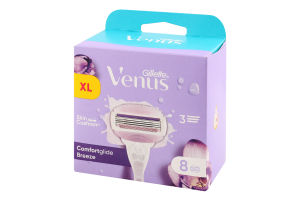 Кассеты сменные для бритья Comfortglide Breeze Venus Gillette 8шт