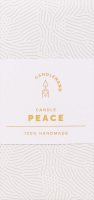 Свічка декоративна Candlehand Peace жовта