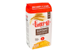 Мука пшеничная высшего сорта EuroMill м/у 2кг