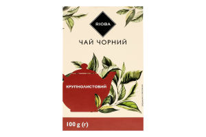 Чай чорний байховий крупнолистовий RIOBA к/у 100г
