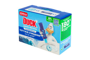 Очиститель унитаза гелевый в дозаторе Морская свежесть Диски чистоты Duck 36мл