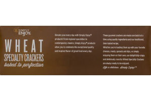 Simply Enjoy Wheat Specialty Crackers