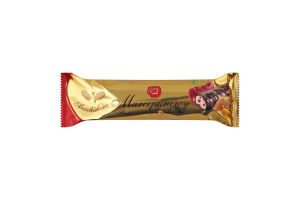 Батончик з арахісово-марципанової маси з сушеними вишнями в шоколаді Wolnosc м/у 50г