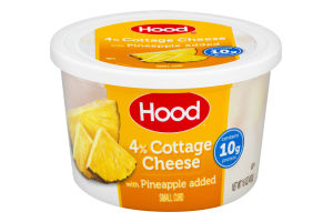 Hood 4% Cottage Cheese With Pineapple Added
