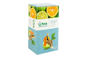 Чай чорний байховий ароматизований з додаванням рослинної сировини Букет бергамоту Tea Moments к/у 22х1.8г
