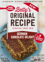 Betty Crocker Betty's Original Recipe Scratch Cake Mix German Chocolate Delight