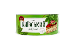 Торт з арахісом Київський дарунок Kyiv BKK к/у 850г