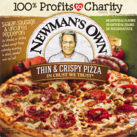 Newman's Own Thin & Crispy Pizza Italian Sausage & Uncured Pepperoni