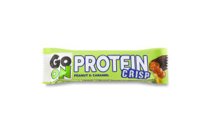 Батончик протеїновий з арахісом і карамеллю покритий молочним шоколадом Crisp Protein Go On Nutrition м/у 50г