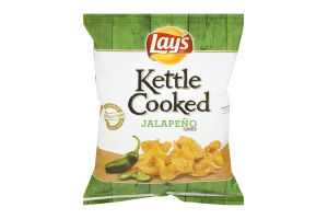 Lay's Kettle Cooked Potato Chips Jalapeno