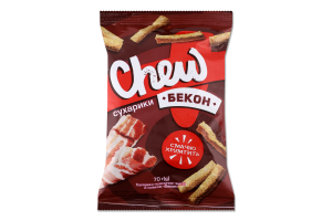 Сухарики пшенично-житні Бекон Chew м/у 70г