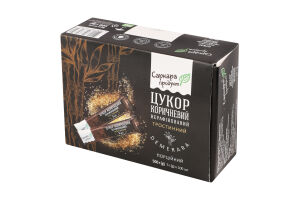 Сахар коричневый нерафинированный тростниковый порционный Demerara Саркара продукт к/у 100х5г