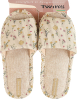 Тапочки домашние женские вельвет Twins Home Style Spring provence №17278 36-40