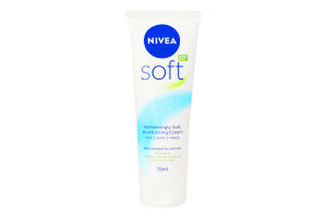 Крем для лица рук и тела интенсивный увлажняющий Soft Nivea 75мл