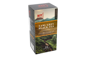 Чай черный байховый мелкий с ароматом бергамота Earl Grey Хіт продукт к/у 24х1.5г