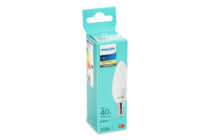 Лампа світлодіодна 40W Е14 470lm 2700K №9290035411 LED Philips 1шт