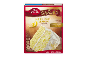 Betty Crocker Delights Super Moist Cake Mix Lemon