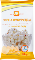Зерна кукурузы для приготовления попкорна в микроволновой печи со вкусом сыра Euro Group м/у 90г