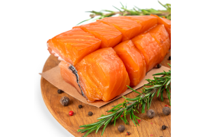 Юкола з лосося х/к, в/в, ваг