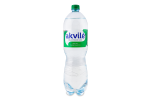 Вода минеральная слабогазированная Akvile п/бут 1.5л