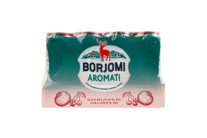 Напиток безалкогольный сильногазированный с ароматом вишни и граната Aromati Borjomi ж/б 330мл