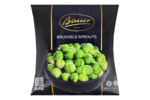 Капуста брюсельська швидкозаморожена Bauer м/у 400г