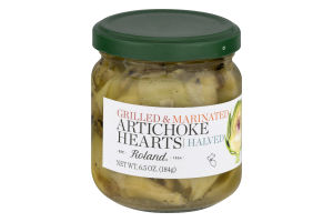 Roland Grilled & Marinated Artichoke Hearts Halved