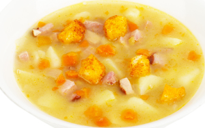 Суп гороховий з копченостями,ваг