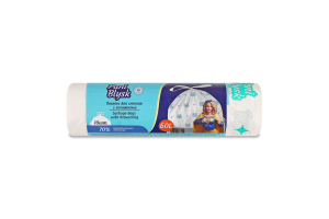 Пакеты для мусора с затяжками 60л Pani Blysk 10шт
