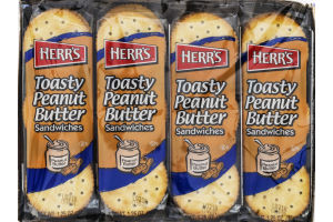Herr's Toasty Peanut Butter Sandwiches - 8 CT