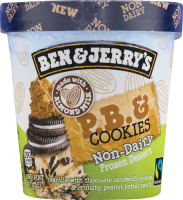 Ben & Jerry's Non-Dairy Frozen Dessert P.B. & Cookies
