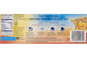 Lipton Iced Tea Southern Sweet Tea Bags Family Size - 22 CT
