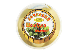 Помідор зелений цілий Бочковий ПП Діана-М відро 1кг