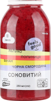 Смузі Feels good з яблуч сок полун банан чорн смор